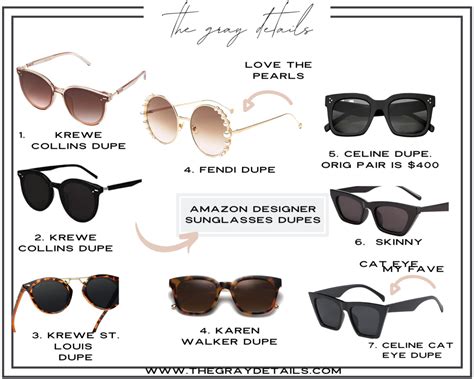 best amazon sunglasses dupes.